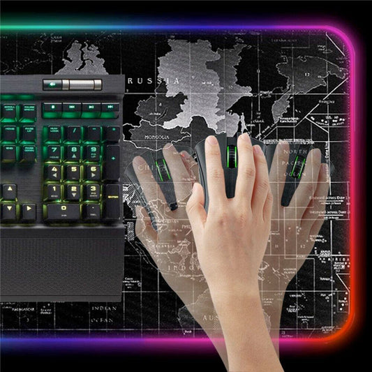 Extra Large World Map Gaming Mouse Pad - The Groovalution - Little Red General Store