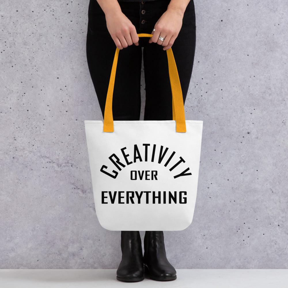 Creativity Over Everything Tote Bag - The Groovalution - Little Red General Store