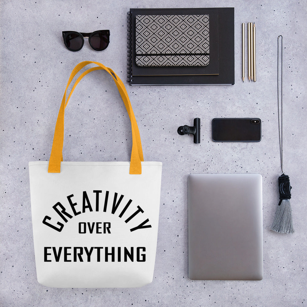 Creativity Over Everything Tote Bag - The Groovalution - Little Red General Store