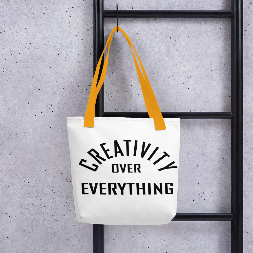 Creativity Over Everything Tote Bag - The Groovalution - Little Red General Store