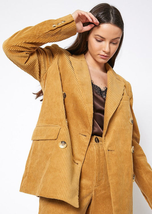 Heaven You Are In Corduroy Blazer - The Groovalution - Little Red General Store