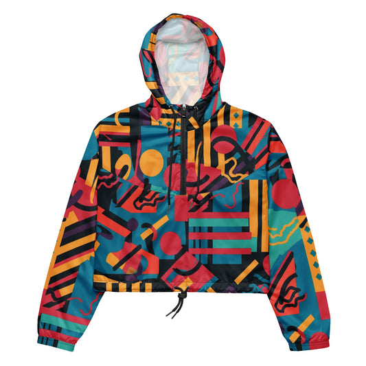 Feels Like Paradise Women’s Cropped Windbreaker - The Groovalution - Little Red General Store