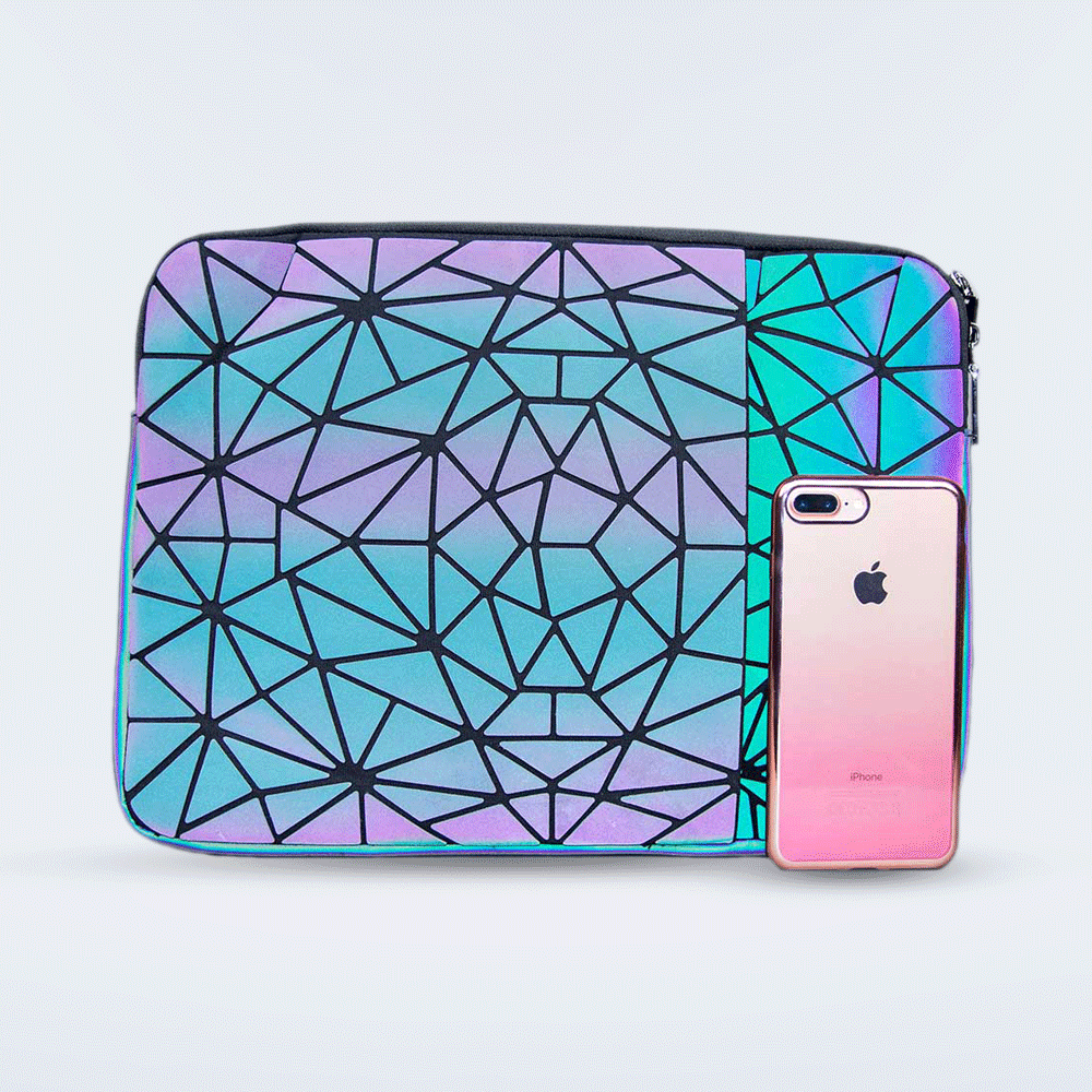 The Lumination Holographic Laptop Case - The Groovalution - Little Red General Store