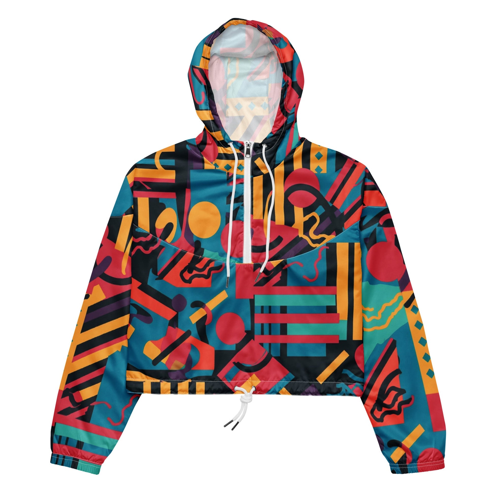 Feels Like Paradise Women’s Cropped Windbreaker - The Groovalution - Little Red General Store