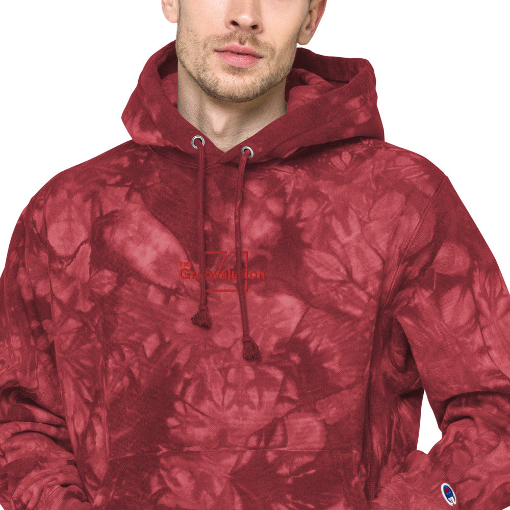 The Groovalution Unisex Champion Tie - Dye Hoodie - The Groovalution - Little Red General Store