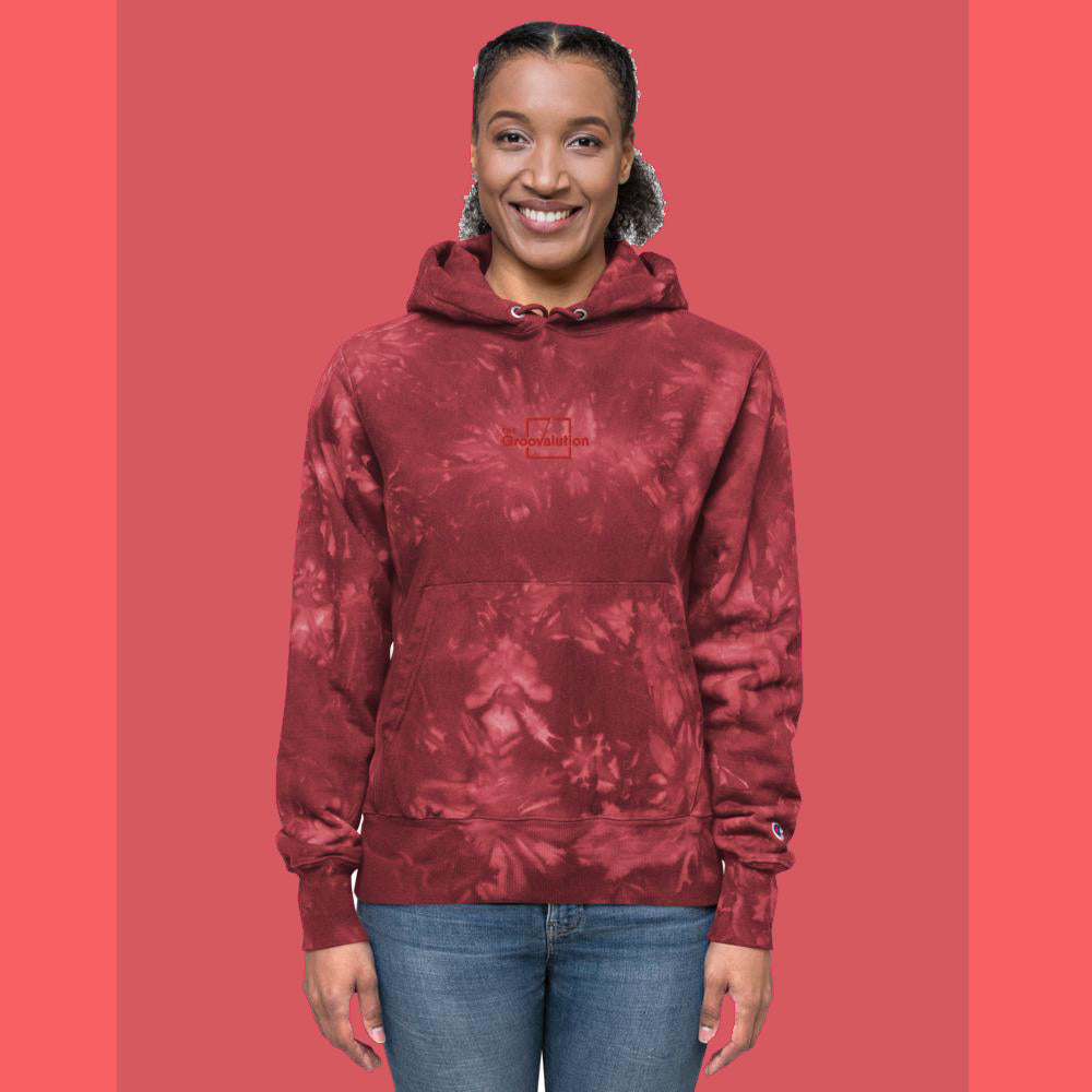 The Groovalution Unisex Champion Tie - Dye Hoodie - The Groovalution - Little Red General Store