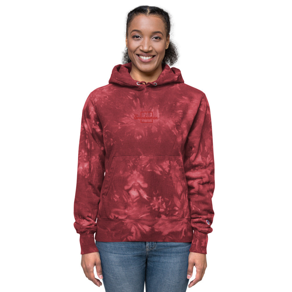 The Groovalution Unisex Champion Tie - Dye Hoodie - The Groovalution - Little Red General Store