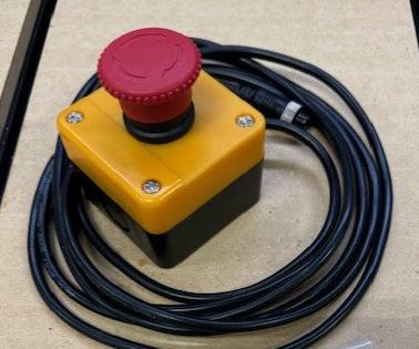 🛑 External Emergency Stop (E-Stop) Button