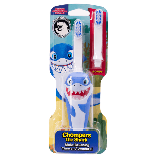 Chompers the Shark - Toothbrush Toys - Little Red General Store