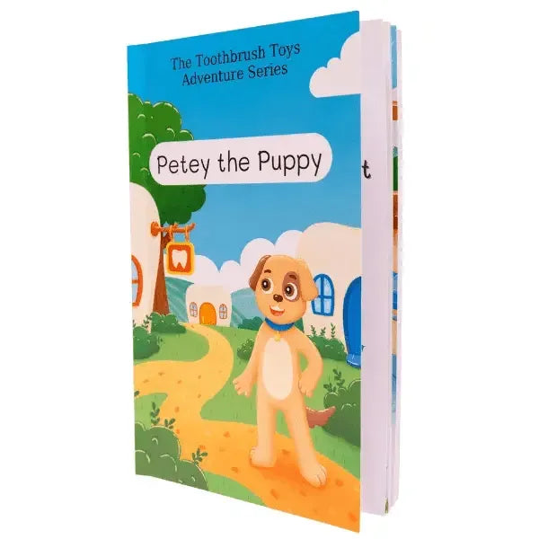Storybook: Petey the Puppy Goes to the Dentist - Toothbrush Toys - Little Red General Store
