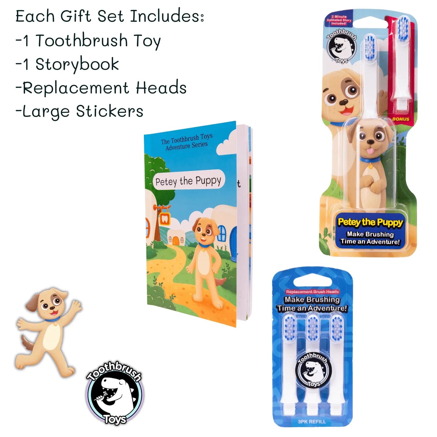 NEW! The Toothbrush Toys Gift Set - Toothbrush Toys - Little Red General Store