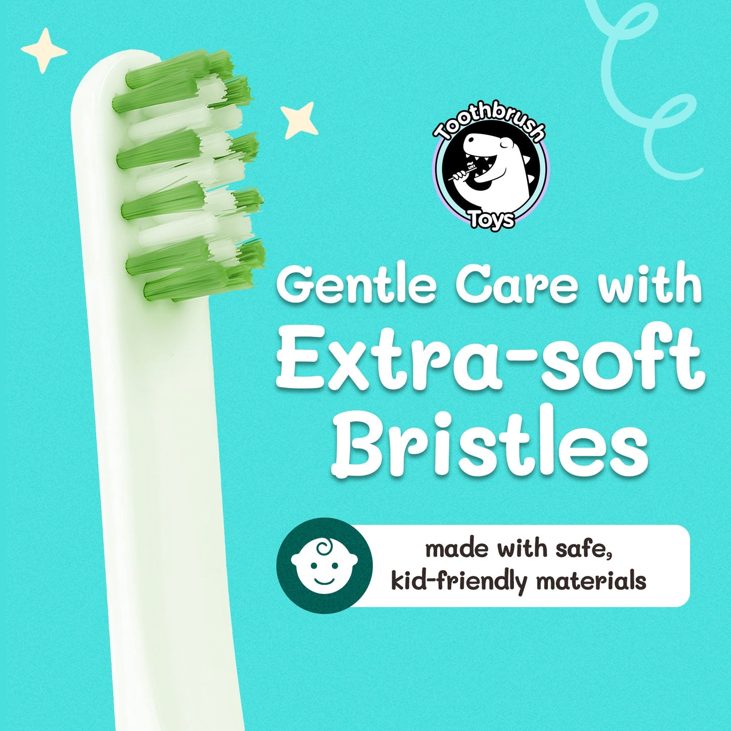 Brushy the Brushasaurus - Toothbrush Toys - Little Red General Store