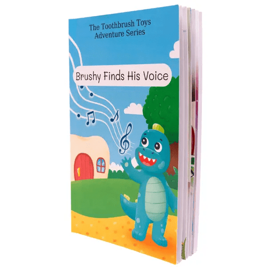 Storybook: Brushy Finds His Voice - Toothbrush Toys - Little Red General Store