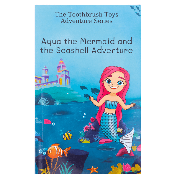 Storybook: Aqua the Mermaid and the Seashell Adventure - Toothbrush Toys - Little Red General Store