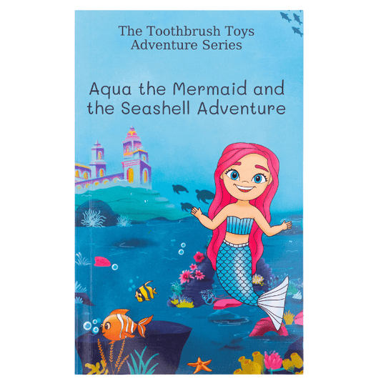 Storybook: Aqua the Mermaid and the Seashell Adventure - Toothbrush Toys - Little Red General Store