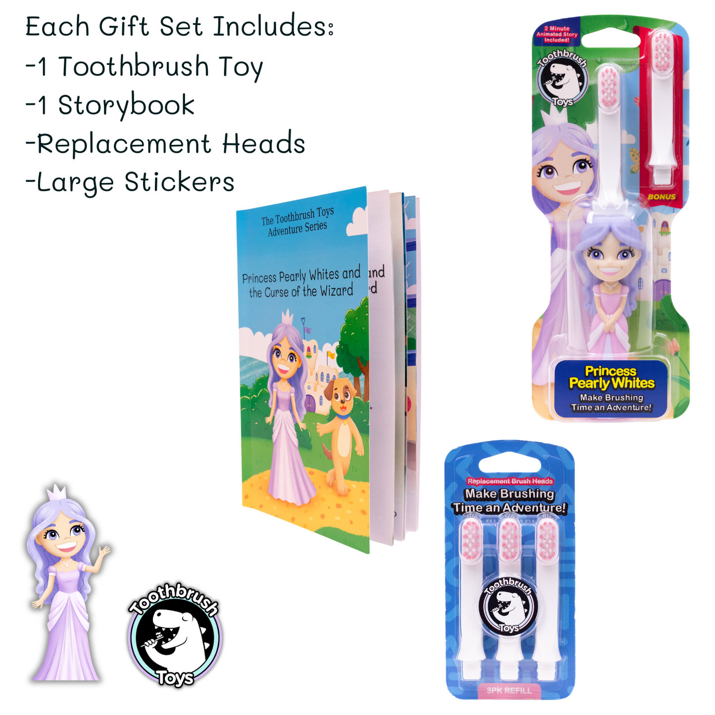 NEW! The Toothbrush Toys Gift Set - Toothbrush Toys - Little Red General Store