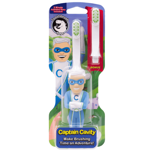 Captain Cavity - Toothbrush Toys - Little Red General Store