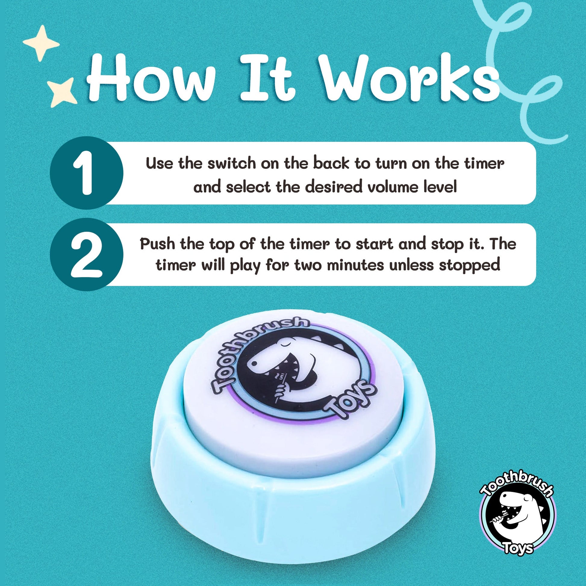 Two Minute Timer - Toothbrush Toys - Little Red General Store