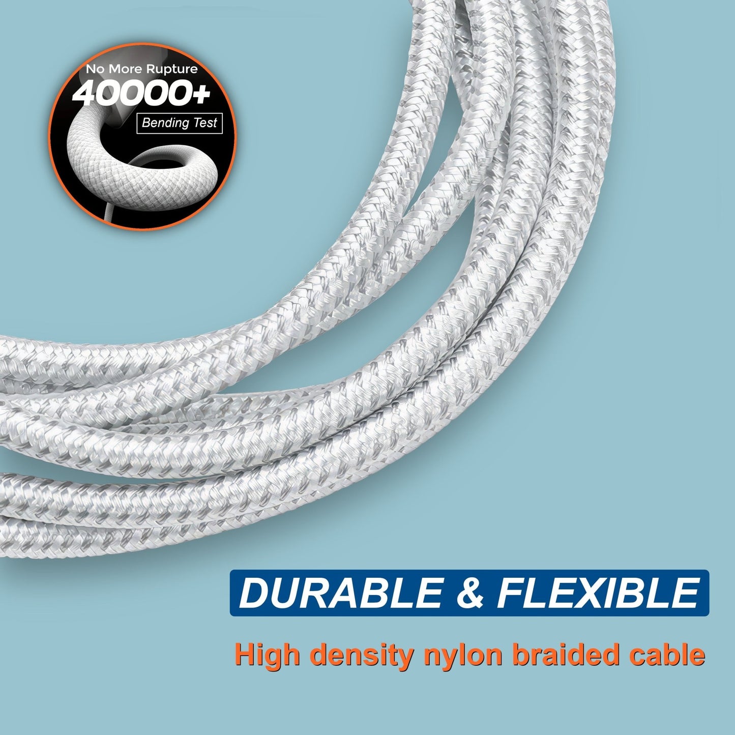 2 - in - 1 USB - C to USB - C Braided Cable with USB - A Adapter (3.3FT/60W) - Top - Up - Smart charging solutions - Little Red General Store