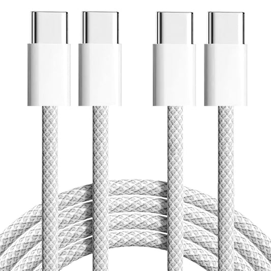 Braided USB C to USB C Cable 3.3ft [Pack of 2] - Top - Up - Smart charging solutions - Little Red General Store