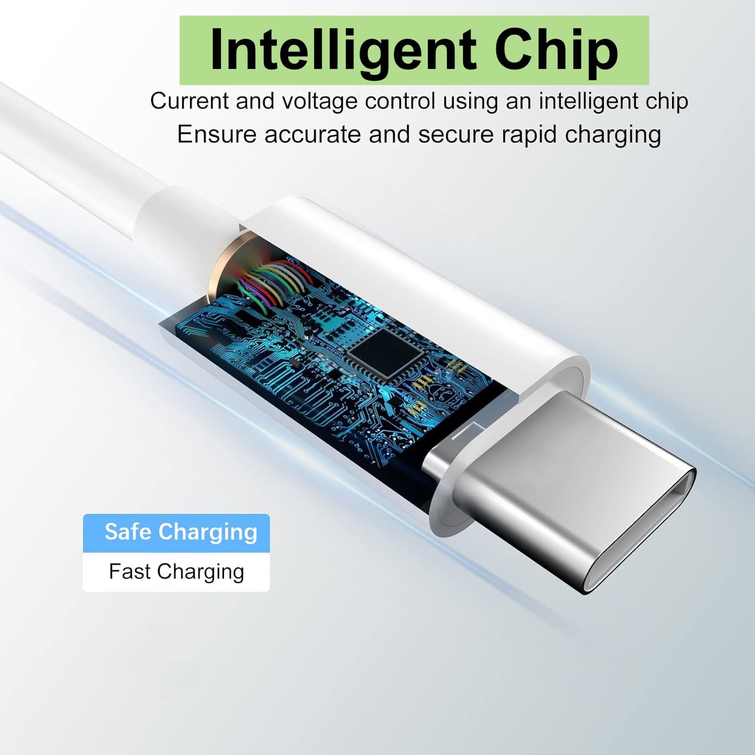 Short USB to USB C CarPlay Cable 1.15ft [Pack of 2] - Top - Up - Smart charging solutions - Little Red General Store