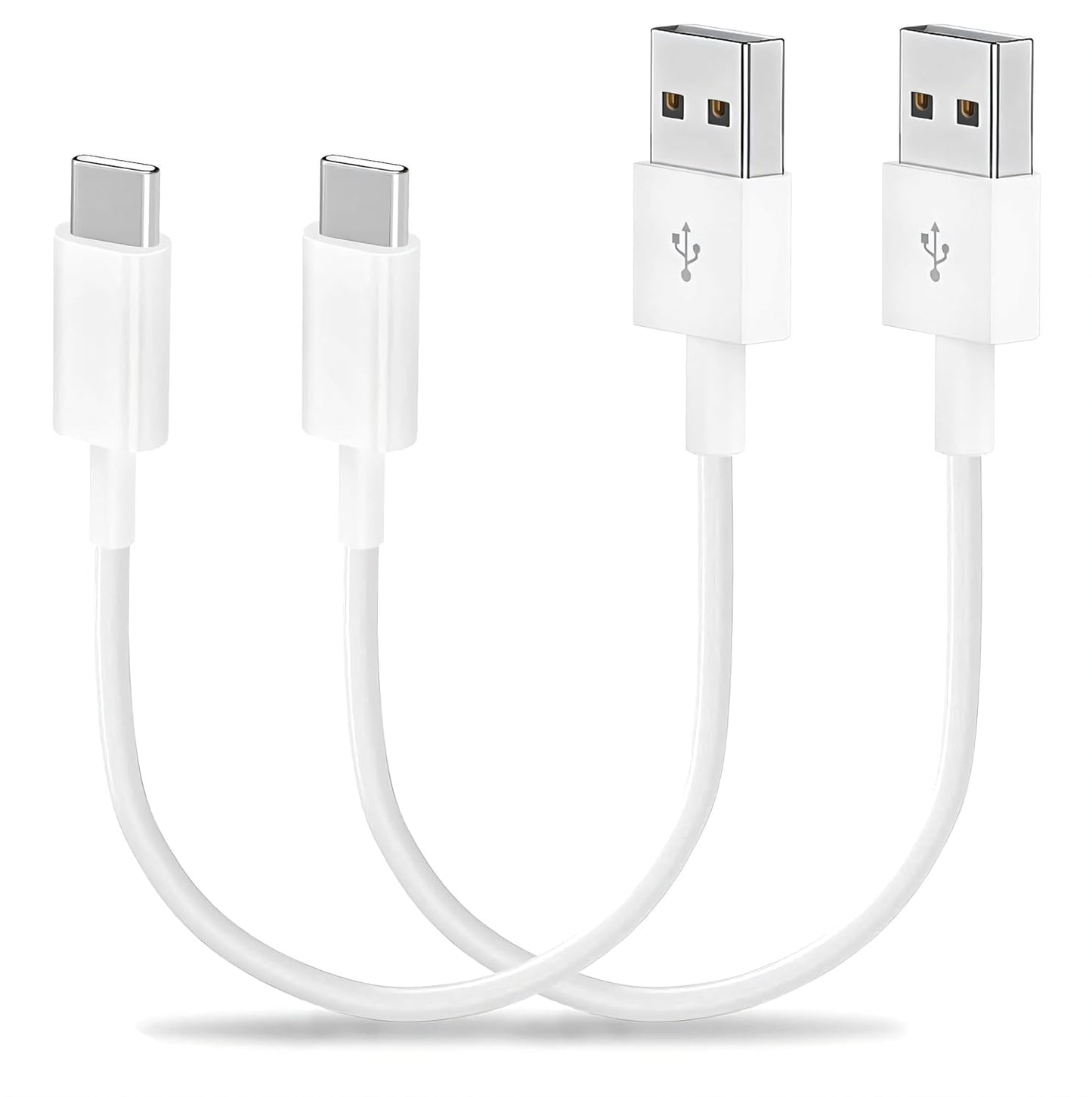 Short USB to USB C CarPlay Cable 1.15ft [Pack of 2] - Top - Up - Smart charging solutions - Little Red General Store