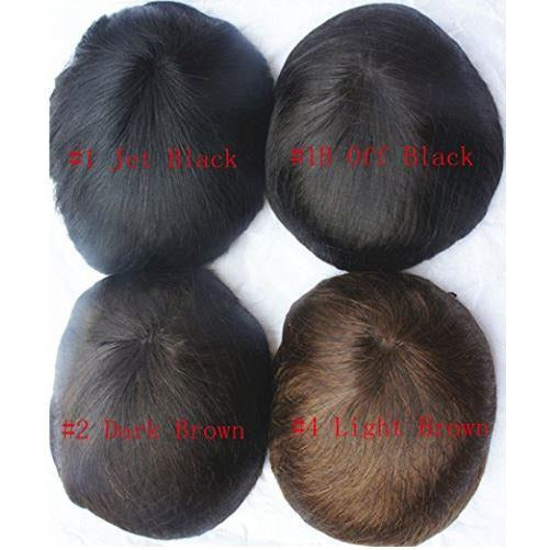 Toupee for men PU Skin 100% Human Hair