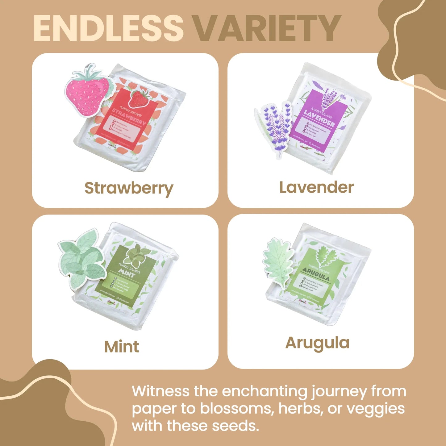 Mint Plantable Seed Paper - ToyBoxTown - Little Red General Store