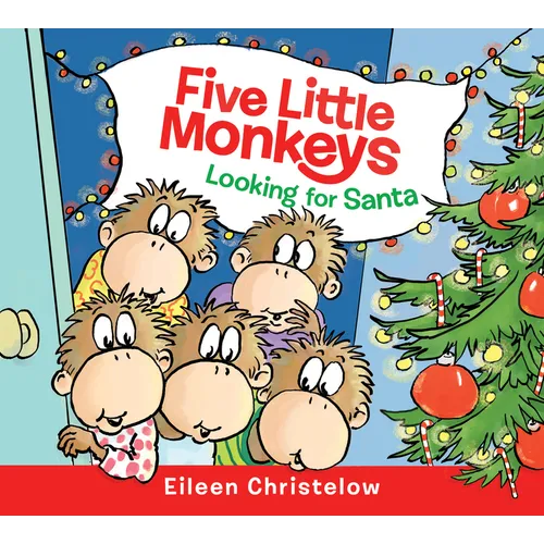 Five Little Monkeys Looking for Santa