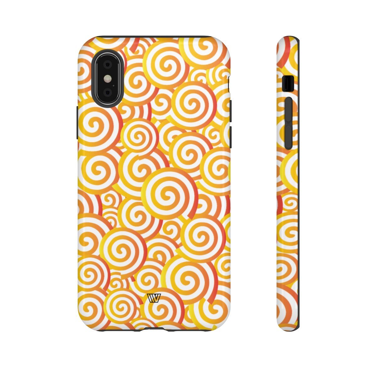 ABSTRACT SPIRAL ORANGE | Tough Phone Case - Trovvve - Little Red General Store
