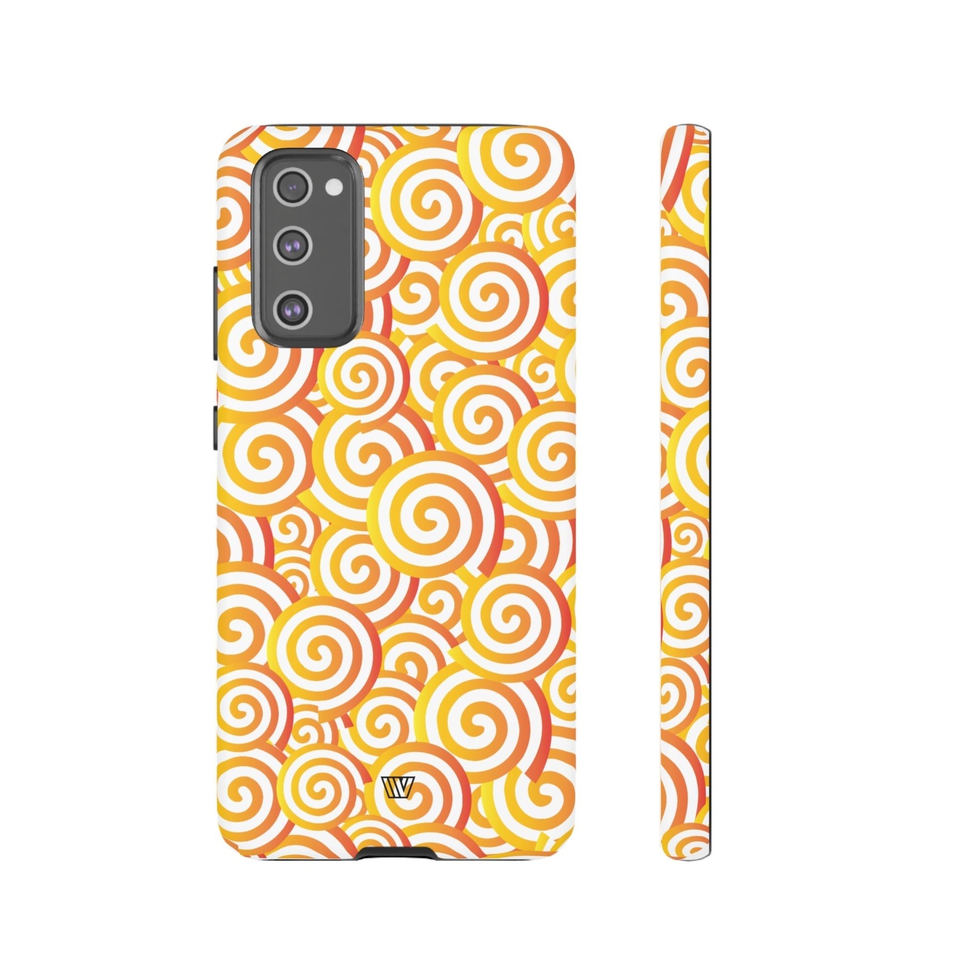 ABSTRACT SPIRAL ORANGE | Tough Phone Case - Trovvve - Little Red General Store