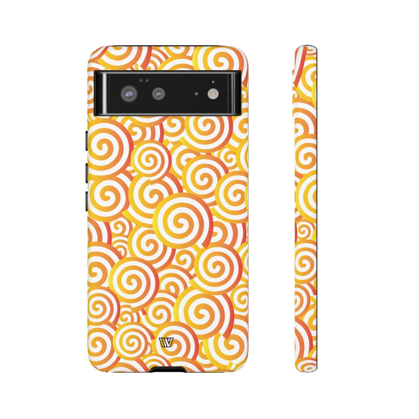 ABSTRACT SPIRAL ORANGE | Tough Phone Case - Trovvve - Little Red General Store