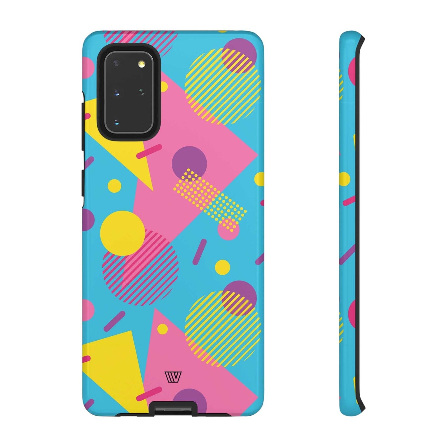 80s / 90s RETO PATTERN LIGHT BLUE | Tough Phone Case - Trovvve - Little Red General Store