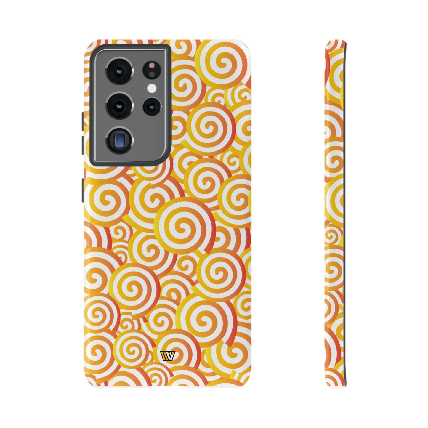 ABSTRACT SPIRAL ORANGE | Tough Phone Case - Trovvve - Little Red General Store