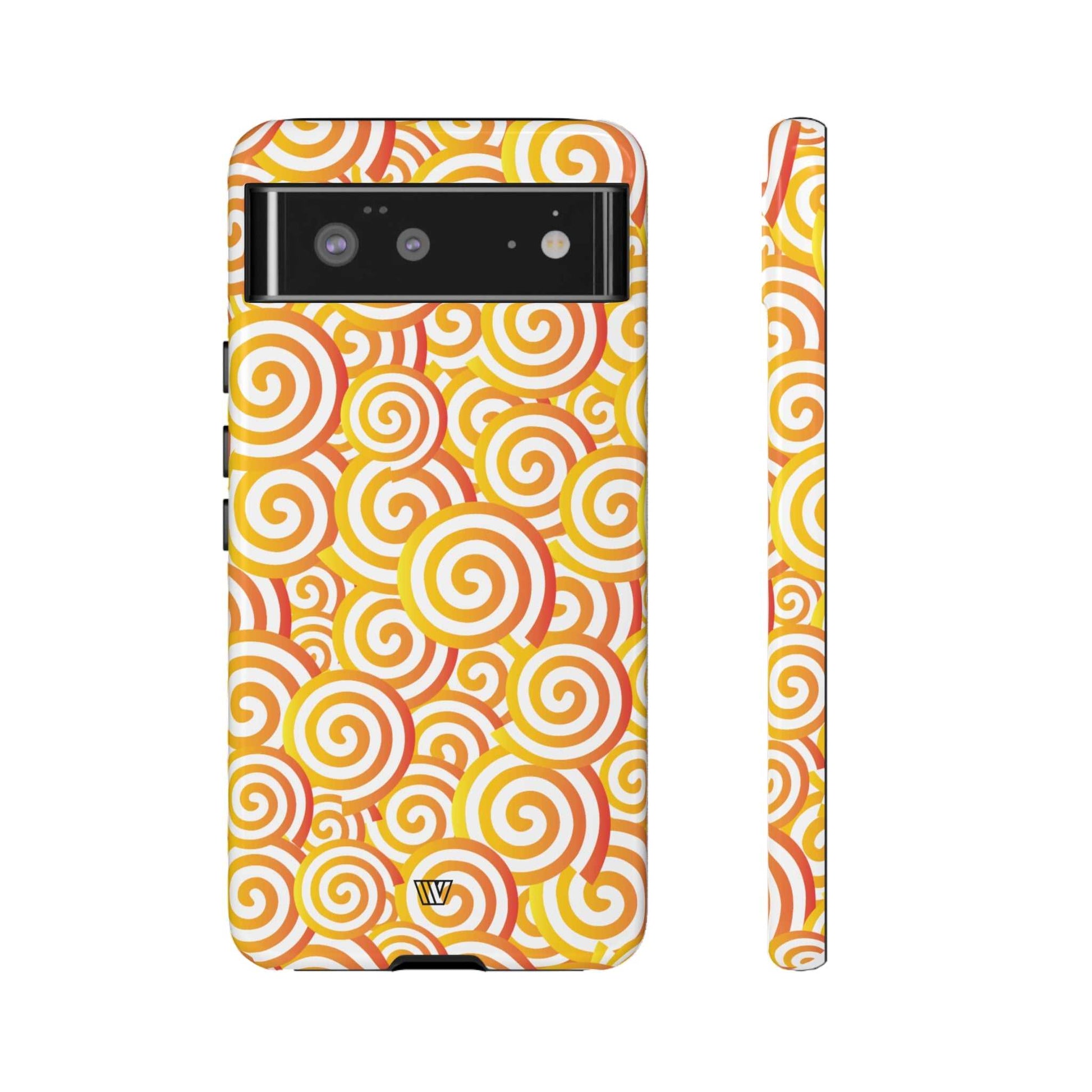ABSTRACT SPIRAL ORANGE | Tough Phone Case - Trovvve - Little Red General Store