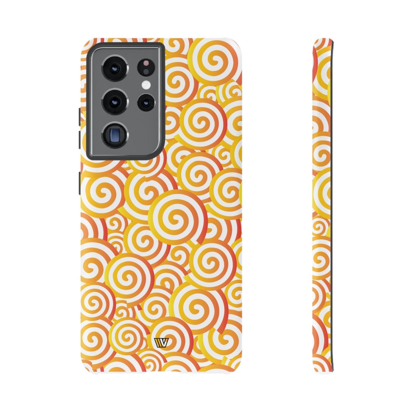 ABSTRACT SPIRAL ORANGE | Tough Phone Case - Trovvve - Little Red General Store