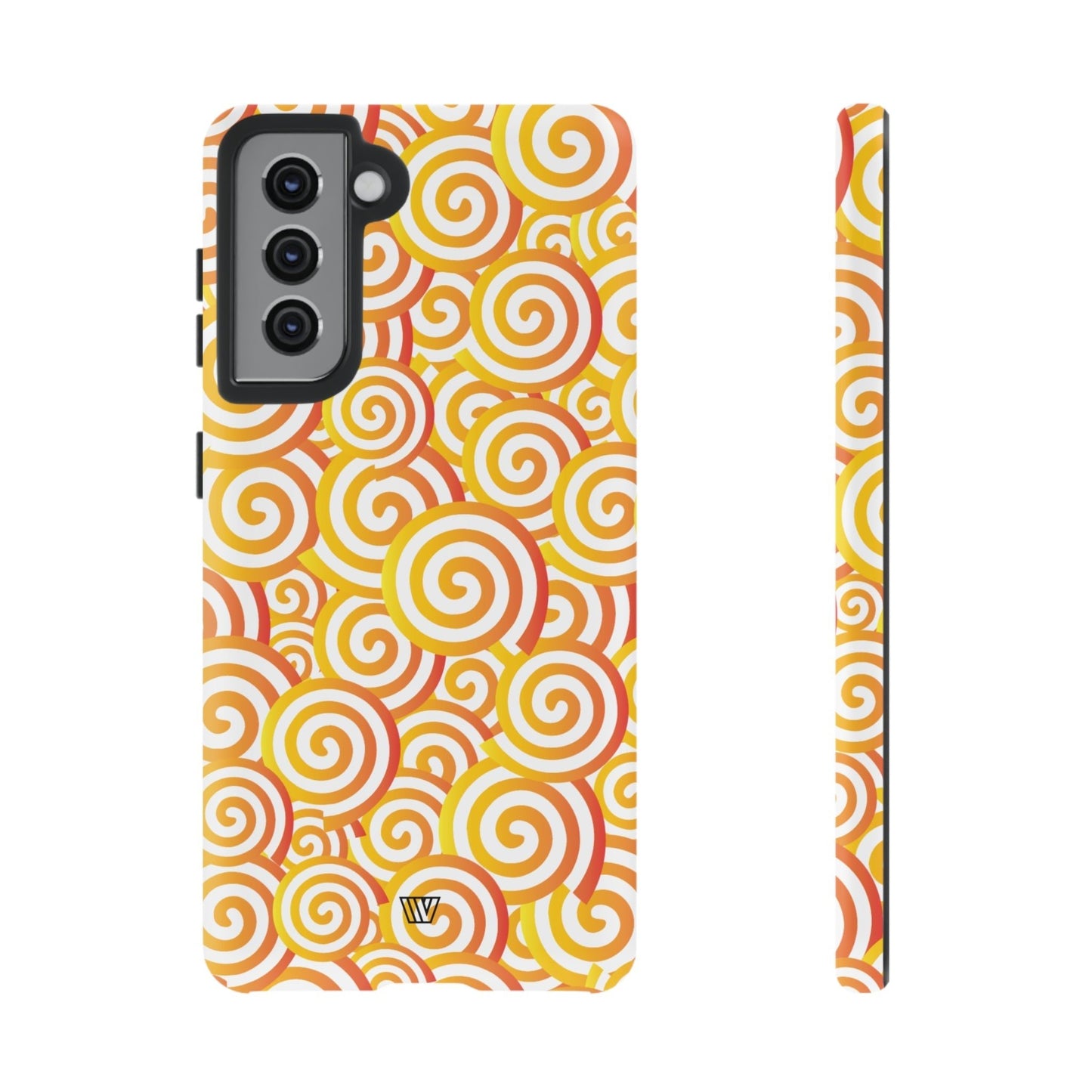 ABSTRACT SPIRAL ORANGE | Tough Phone Case - Trovvve - Little Red General Store
