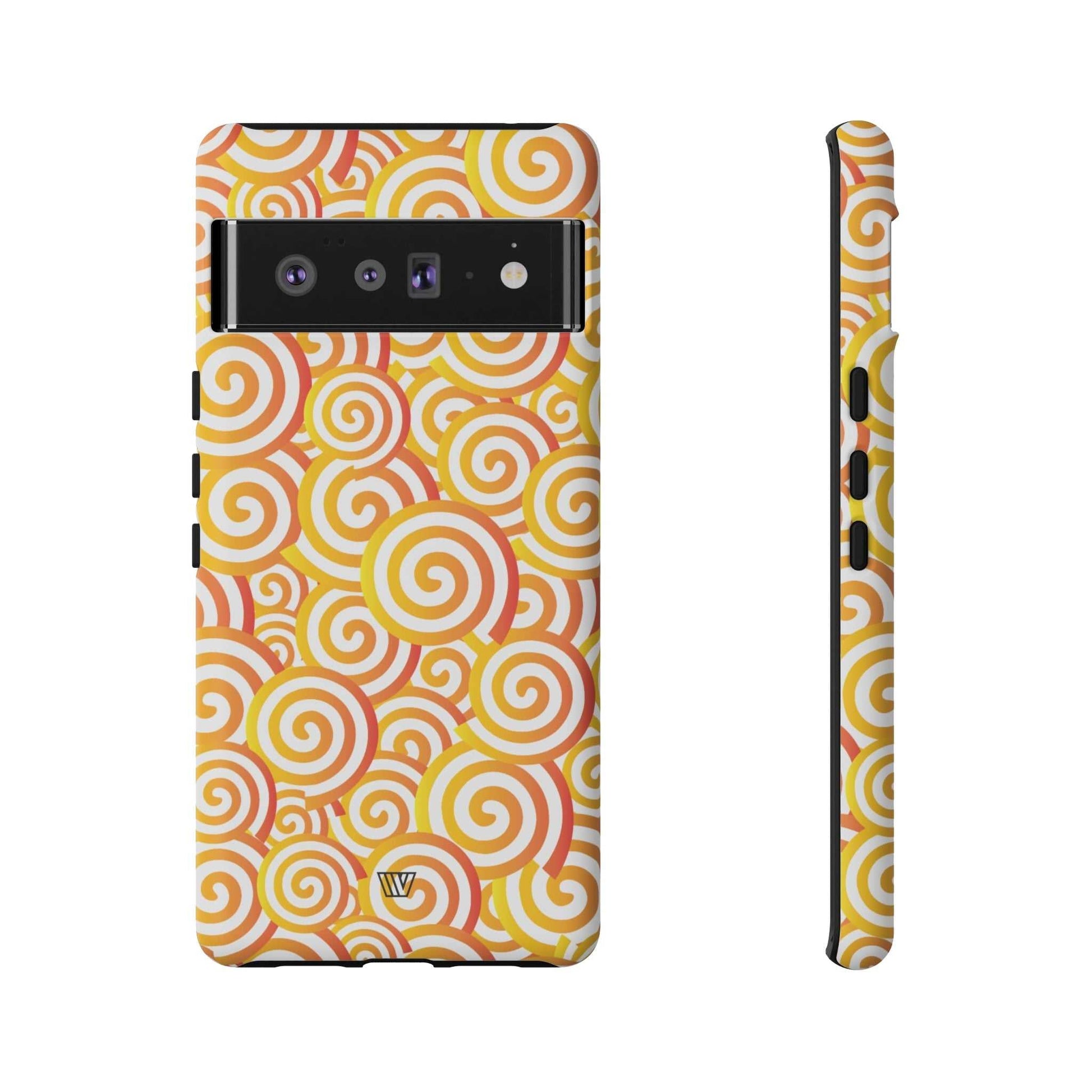 ABSTRACT SPIRAL ORANGE | Tough Phone Case - Trovvve - Little Red General Store