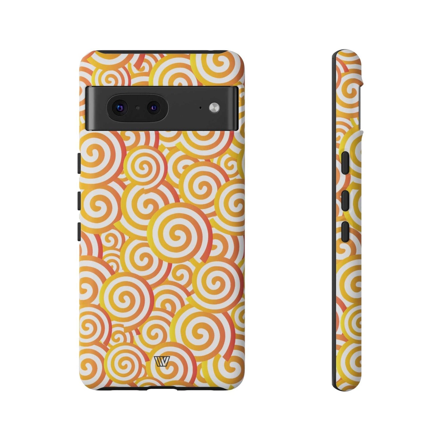 ABSTRACT SPIRAL ORANGE | Tough Phone Case - Trovvve - Little Red General Store