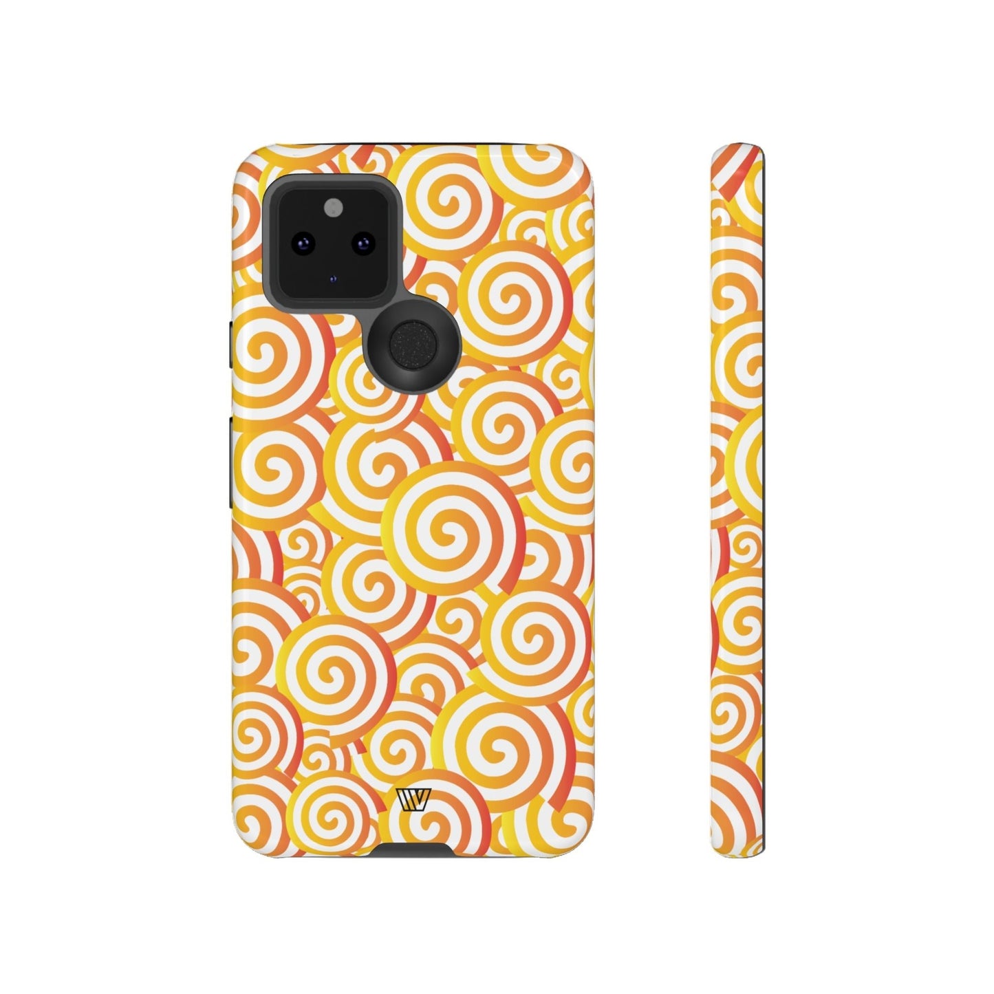 ABSTRACT SPIRAL ORANGE | Tough Phone Case - Trovvve - Little Red General Store