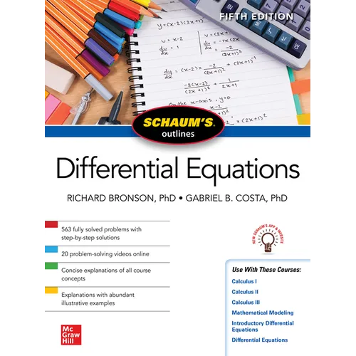 Schaum's Outline of Differential Equations, Fifth Edition