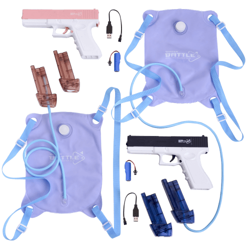 Hakol Set of 2 Rechargeable Large Capacity & Long Range Automatic Water Guns