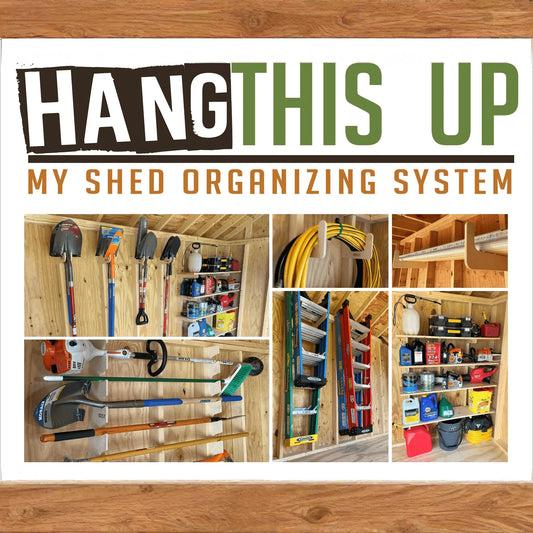 Ultimate Shed Organization Kit – Yard & Garden Tool Rack