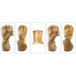 Unique 100% Human Hair Detachable Wig/ Style "HDI"