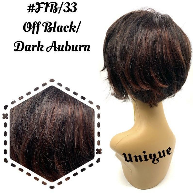 Unique 100% Human Hair Full Wig/Style Style A9