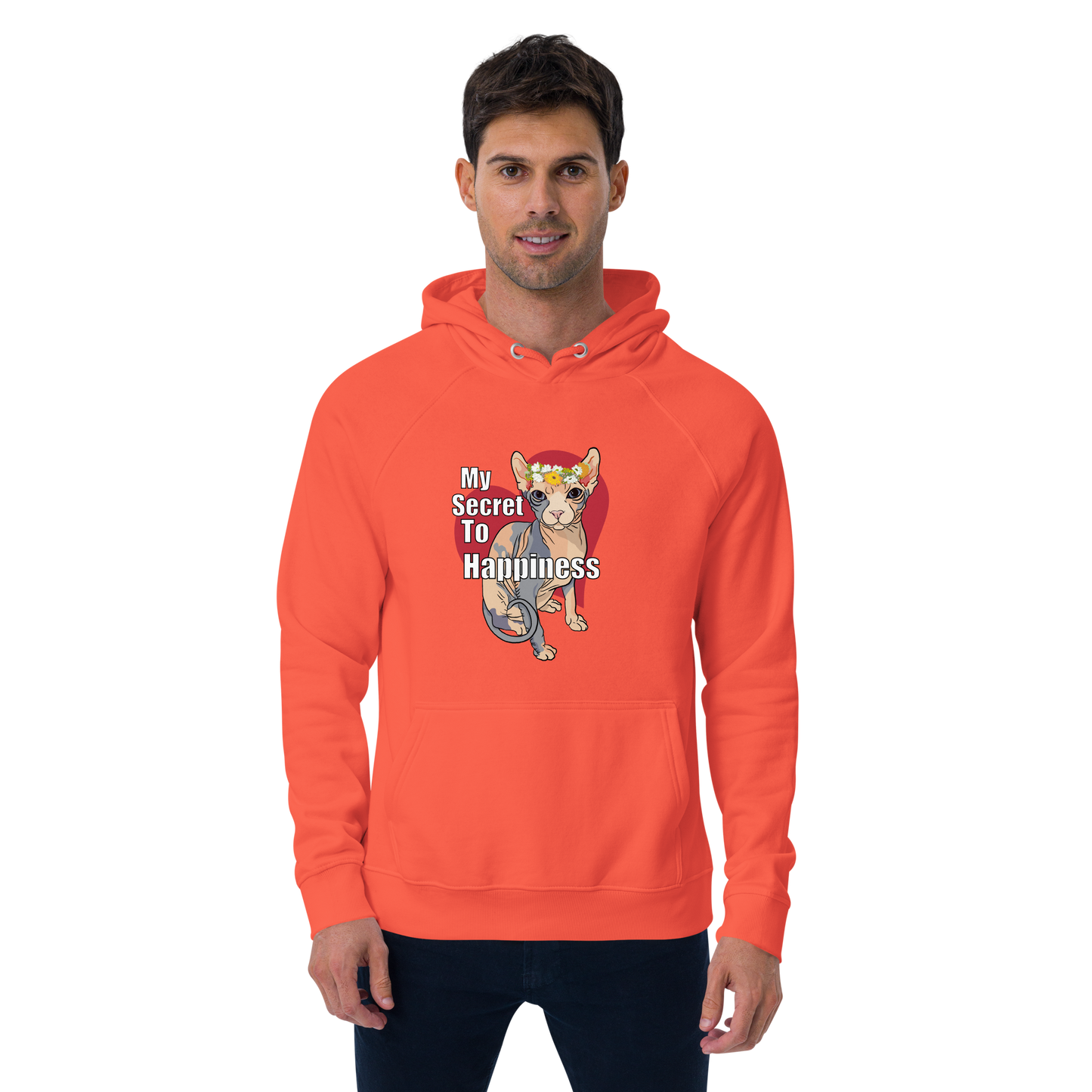 "MY SECRET TO HAPPINESS" UNISEX ECO TEE