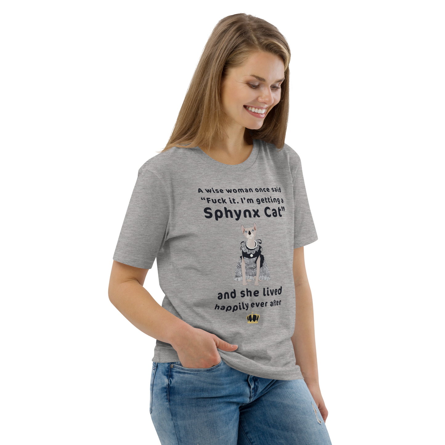"FUCK IT - I'M GETTING A SPHYNX CAT" ECO TEE