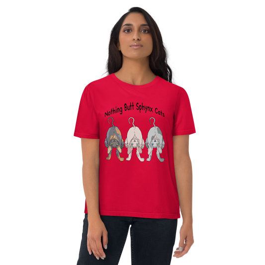 "NOTHING BUTT SPHYNX" UNISEX ECO TEE