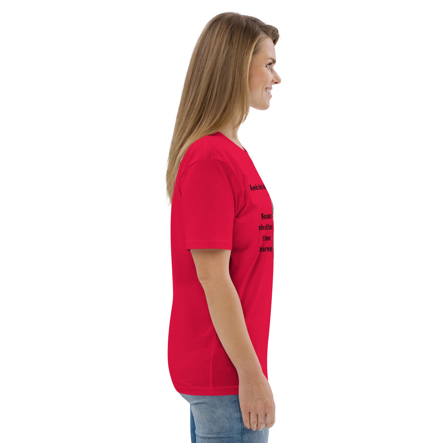 "DITCHED PRINCE CHARMING & GOT A SPHYNX CAT" ECO TEE