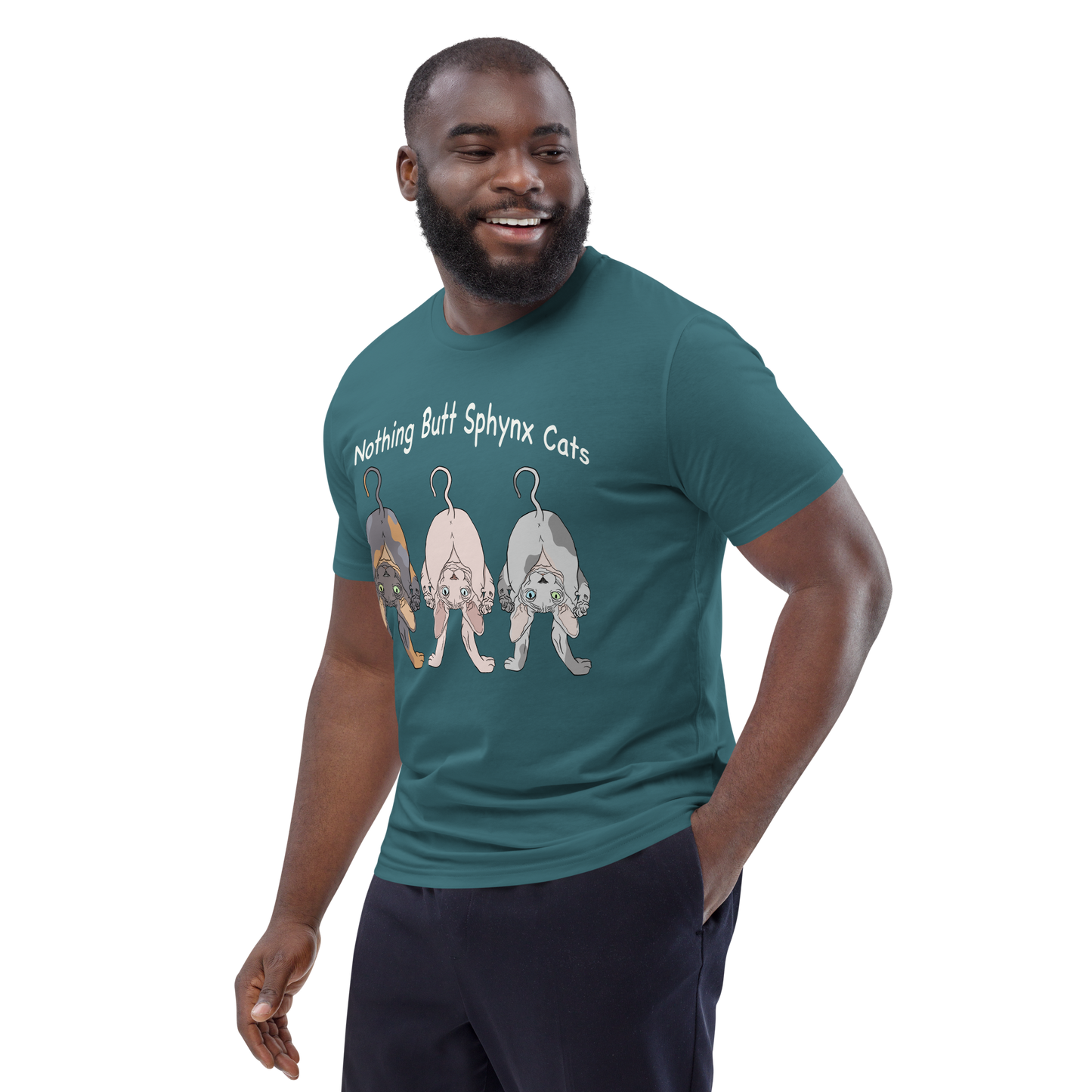 "NOTHING BUTT SPHYNX CATS" UNISEX ECO TEE